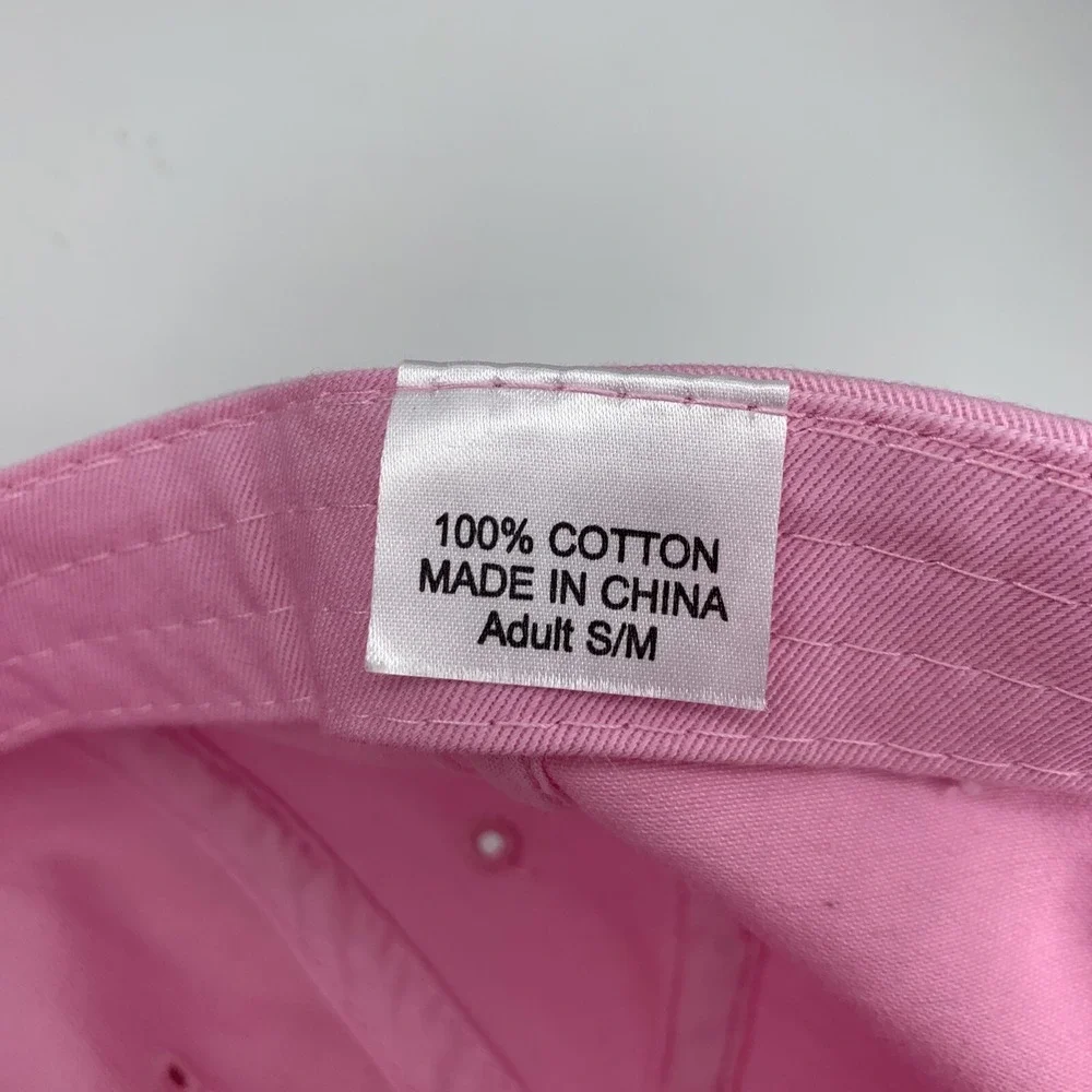 U.S. Air Force Hat Women's USAF Pink Embroidered Strapback Baseball Cap w/ Tag